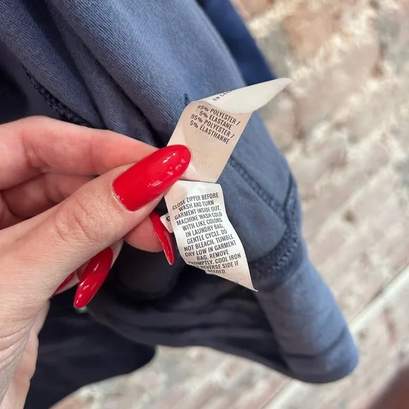 Offline by Aerie Velvet Blue Women's Jacket - Picture 3 of 5